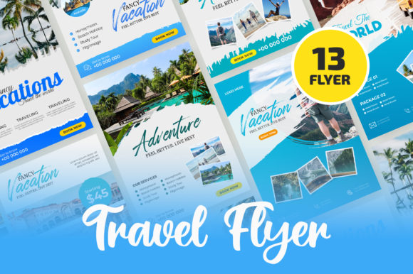 Download Travel Flyer Bundle - Travel flyer Collection