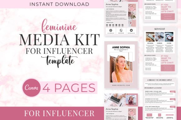 Download 4 Page Media Kit Template - Media kit Collection