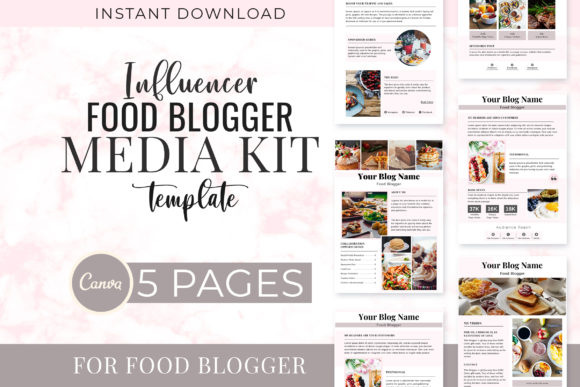 Download Influencer Food Blogger Media Kit - Media kit Collection
